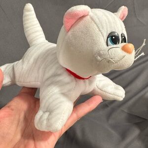 Vintage 1980s Tonka Pound Purries Kitten Cat 7" White Stuffed Plush Toy